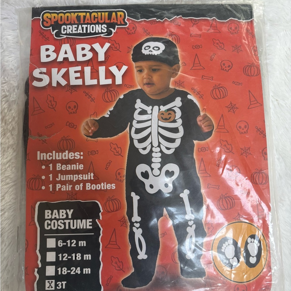 Baby Skelly Costume - Black